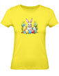 Balldiri T-Shirt Damen Ostern Nest mit Hase XS bis 2XL