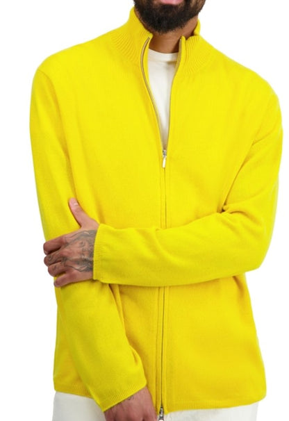 Balldiri 100% Kaschmir Herren Langarm Strickjacke 2-fädig - Balldiri & Windhound