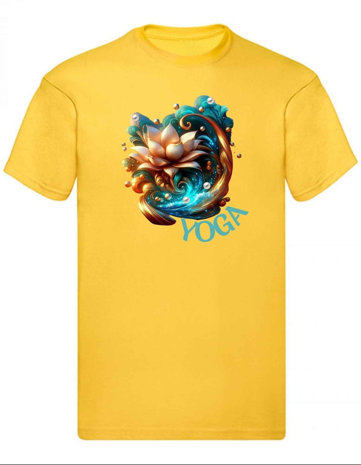 Balldiri T-Shirt Herren Yoga Lotusblume Wellness S bis 5XL