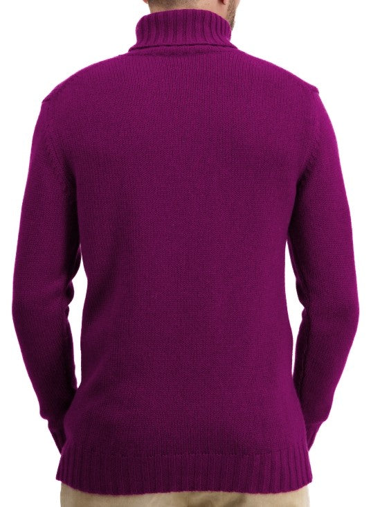 Balldiri 100% Kaschmir Herren langarm  Rollkragen Pullover 8-fädig - Balldiri & Windhound