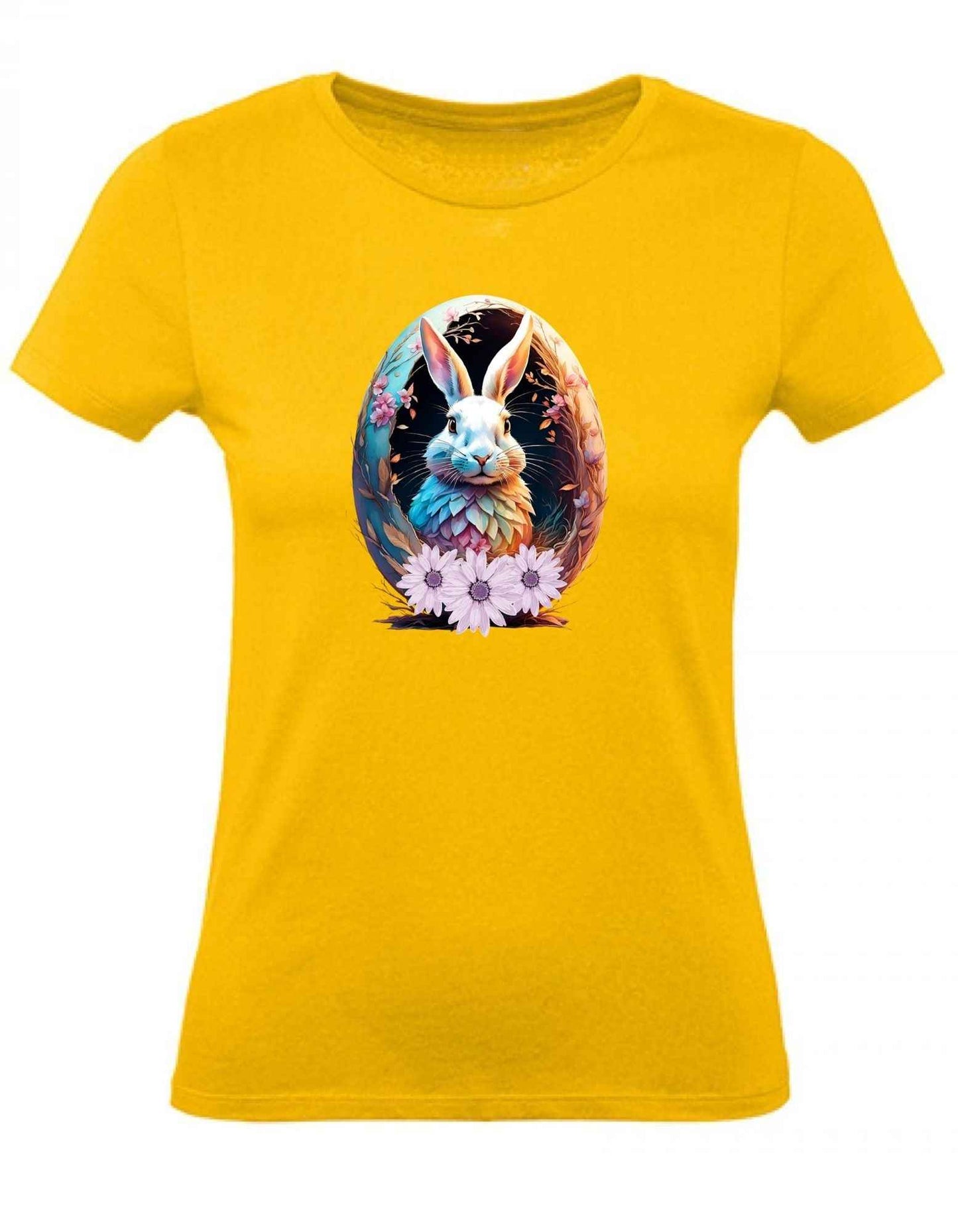 Balldiri T-Shirt Damen Osterei mit Hase XS bis 2XL