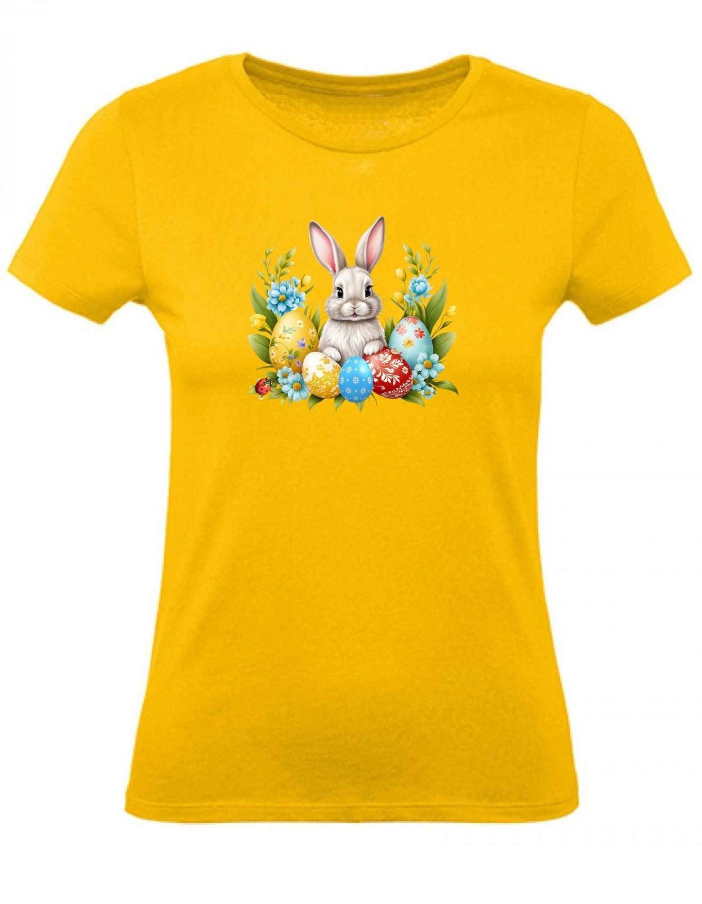 Balldiri T-Shirt Damen Ostern Nest mit Hase XS bis 2XL