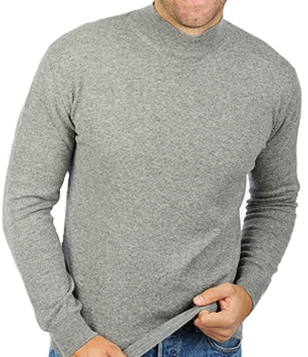 Balldiri 100% Kaschmir Herren Langarm Pullover Stehkragen 2-fädig - Balldiri & Windhound