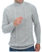 Balldiri 100% Kaschmir Herren Langarm Pullover Zopf mit Stehkragen 10-fädig - Balldiri & Windhound