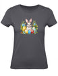 Balldiri T-Shirt Damen Ostern Nest mit Hase XS bis 2XL