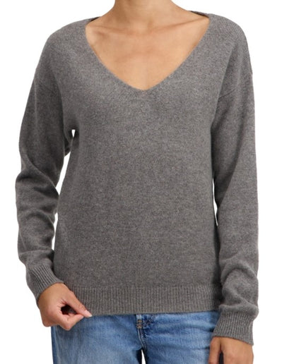 Balldiri 100% Kaschmir Damen Pullover V-Ausschnitt 4-fädig - Balldiri & Windhound