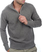 Balldiri 100% Kaschmir Herren Langarm Pullover Troyer 4-fädig - Balldiri & Windhound