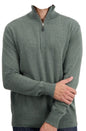 Balldiri 100% Kaschmir Herren Langarm Pullover Troyer 2-fädig - Balldiri & Windhound