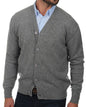 Balldiri 100% Kaschmir Herren Langarm V-Strickjacke 4-fädig - Balldiri & Windhound