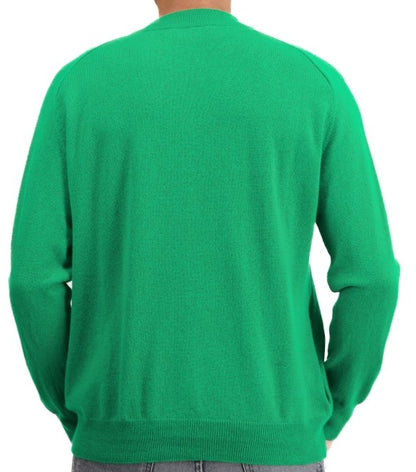 Balldiri 100% Kaschmir Herren langarm Strickjacke rundhals 2-fädig - Balldiri & Windhound