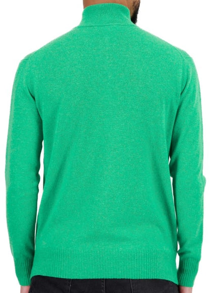 Balldiri 100% Kaschmir Herren Langarm Pullover Troyer 2-fädig - Balldiri & Windhound