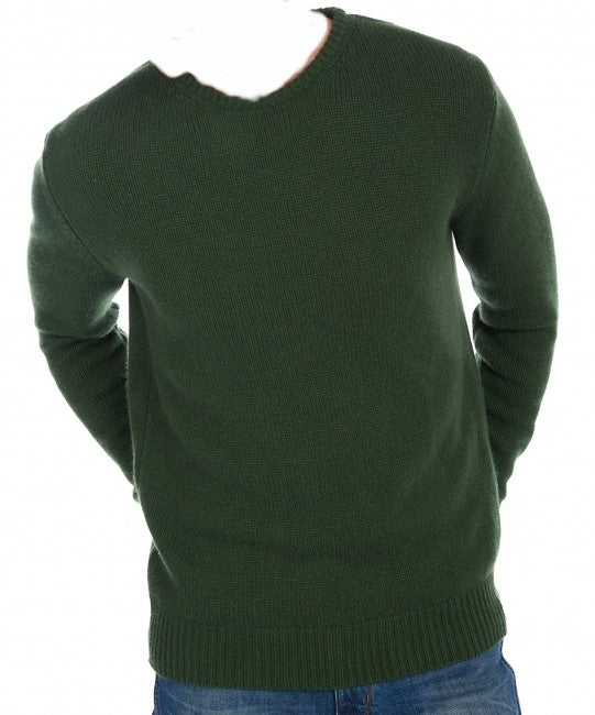 Balldiri 100% Kaschmir Herren Langarm Pullover Rundhalsausschnitt 8-fädig - Balldiri & Windhound