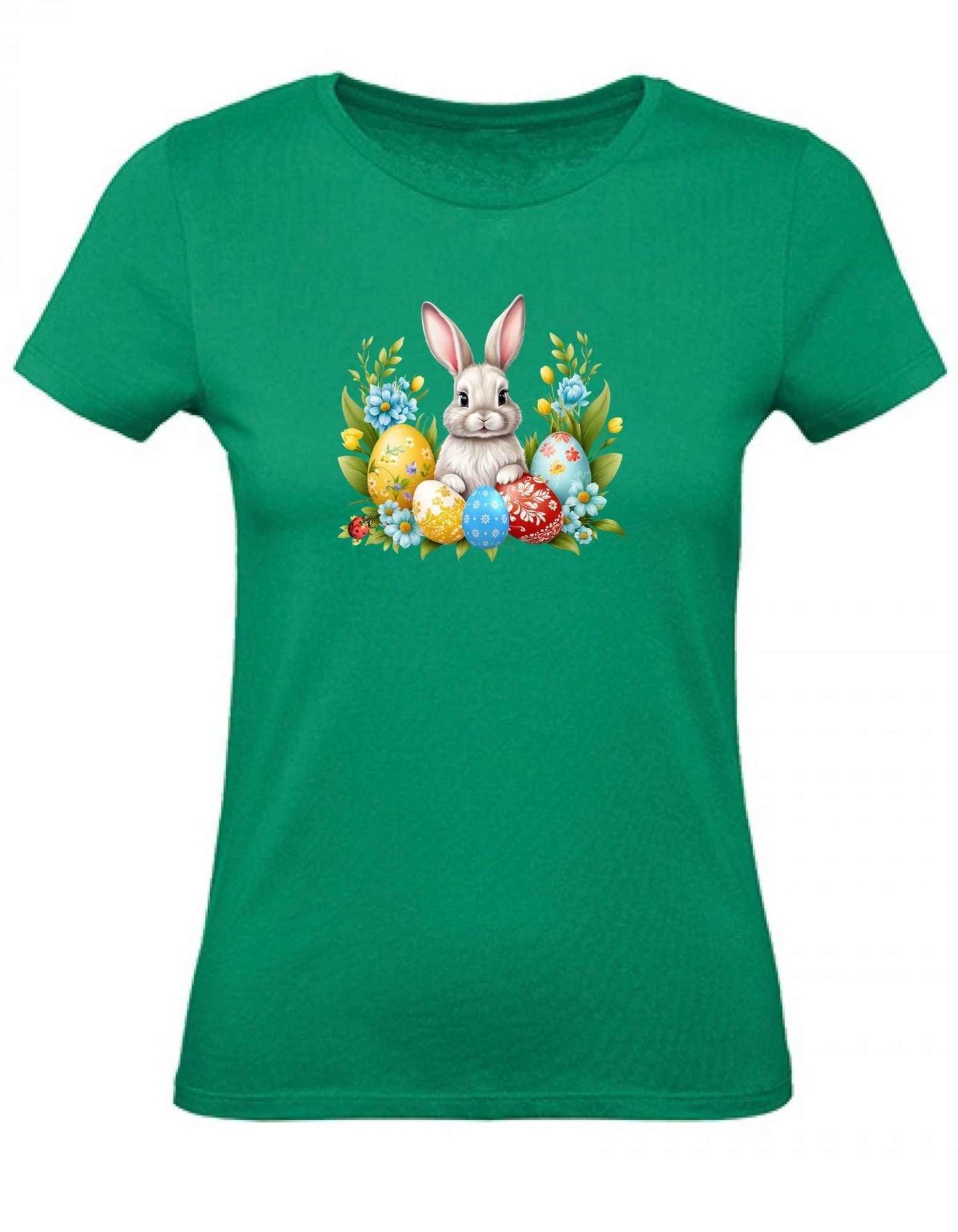 Balldiri T-Shirt Damen Ostern Nest mit Hase XS bis 2XL