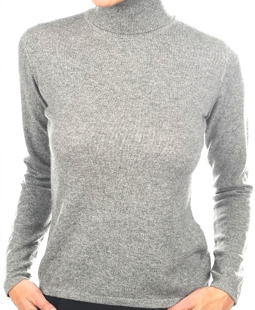 Balldiri 100% Kaschmir Damen Langarm Pullover Rollkragen o. Bündchen 2-fädig - Balldiri & Windhound