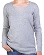 Balldiri 100% Kaschmir Damen Langarm Pullover V-Ausschnitt 6-fädig - Balldiri & Windhound