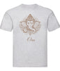 Balldiri T-Shirt Herren Yoga Meditation Om S bis 5XL