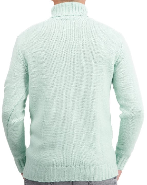 Balldiri 100% Kaschmir Herren langarm  Rollkragen Pullover 8-fädig - Balldiri & Windhound