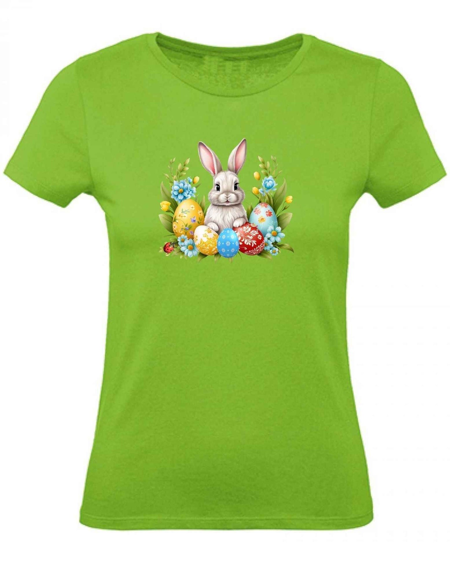 Balldiri T-Shirt Damen Ostern Nest mit Hase XS bis 2XL
