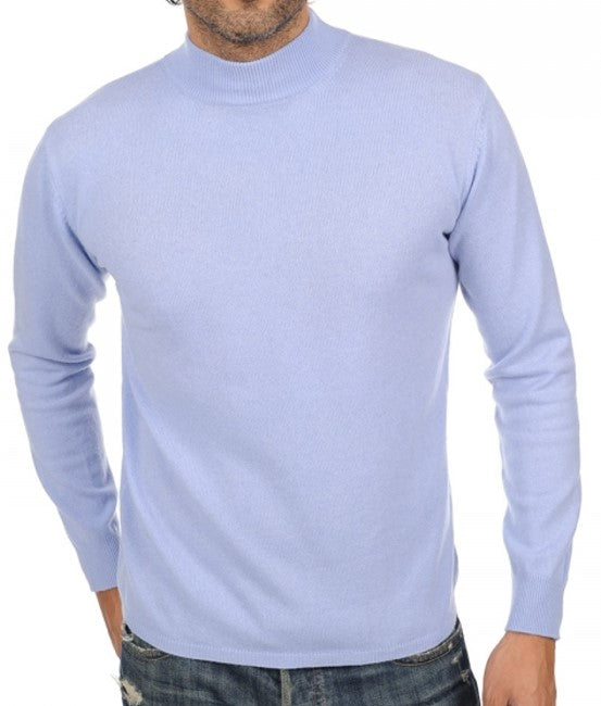 Balldiri 100% Kaschmir Herren Langarm Pullover Stehkragen 2-fädig - Balldiri & Windhound