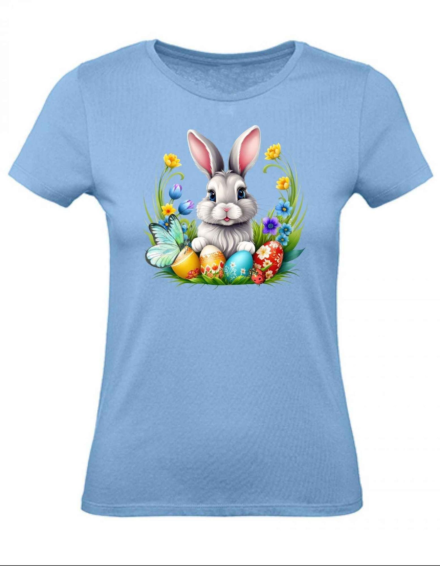Balldiri T-Shirt Damen Osterhase mit Eiern XS bis 2XL