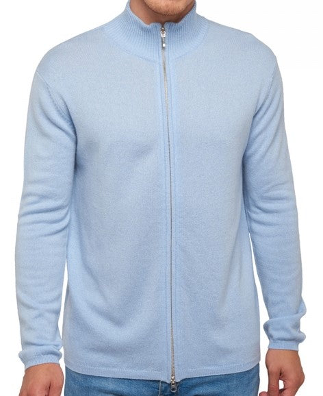 Balldiri 100% Kaschmir Herren Langarm Strickjacke 2-fädig - Balldiri & Windhound