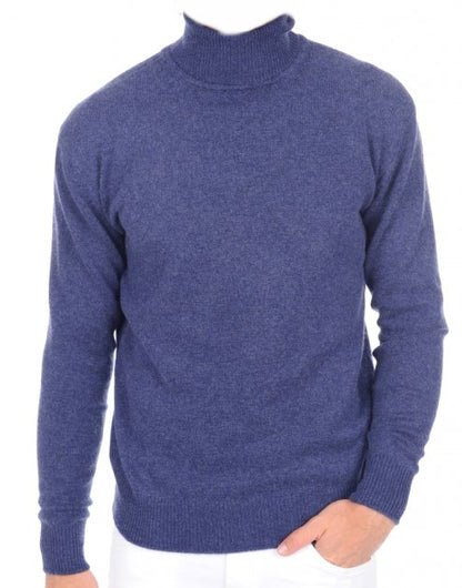 Balldiri 100% Kaschmir Herren Langarm Rollkragen Pullover 4-fädig - Balldiri & Windhound