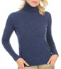 Balldiri 100% Kaschmir Damen Langarm Pullover Rollkragen o. Bündchen 2-fädig - Balldiri & Windhound