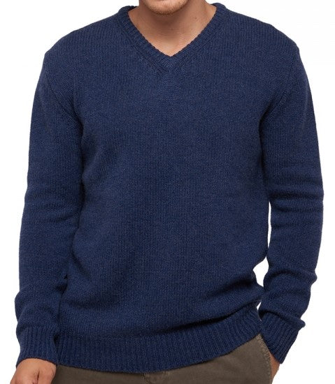 Balldiri 100% Kaschmir Herren Langarm Pullover V-Ausschnitt 8-fädig - Balldiri & Windhound