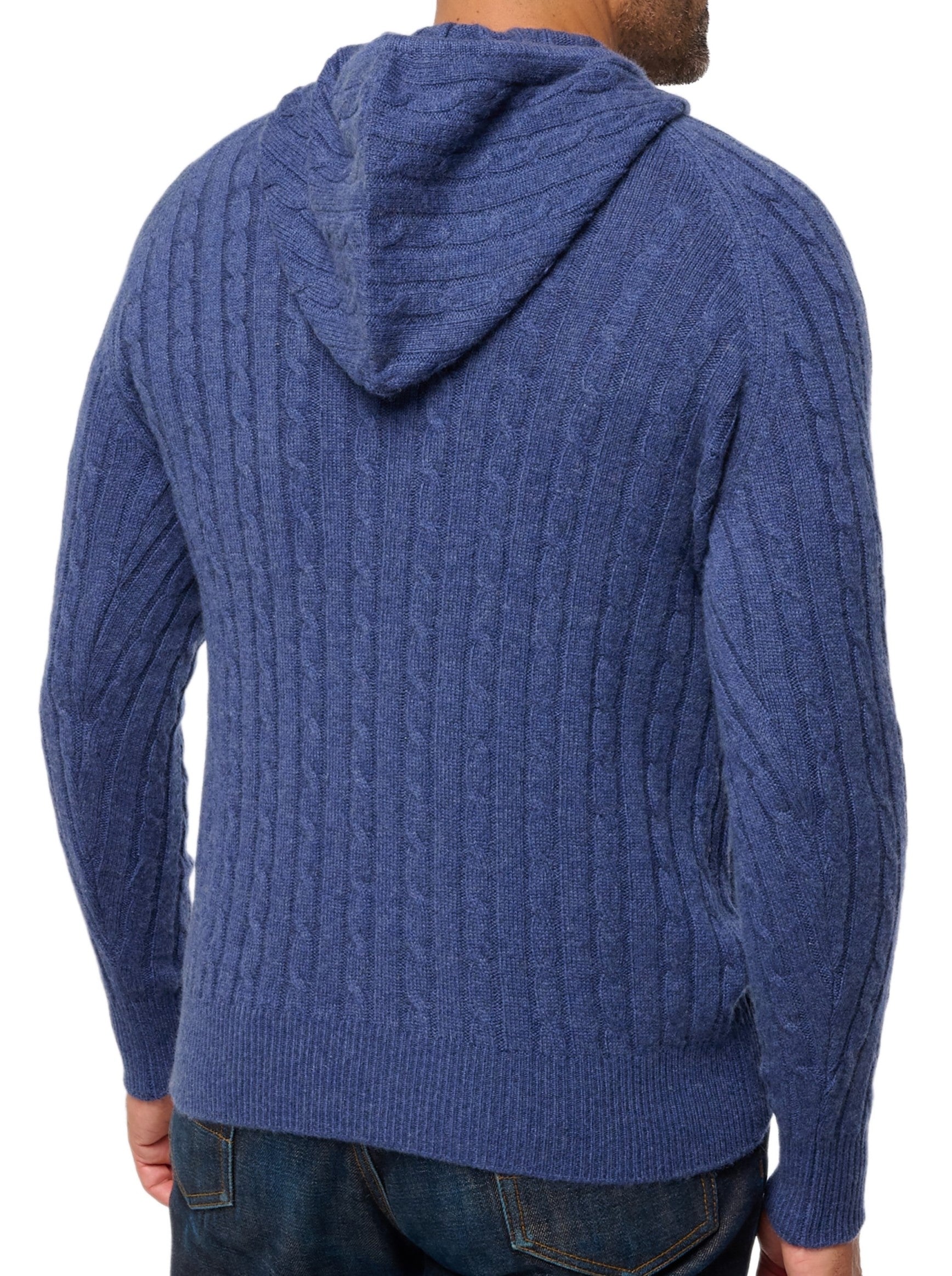 Balldiri 100% Kaschmir Herren langarm Kapuzenpullover Hoodie - Balldiri & Windhound