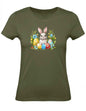 Balldiri T-Shirt Damen Ostern Nest mit Hase XS bis 2XL