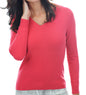 Balldiri 100% Kaschmir Damen Pullover V-Ausschnitt mit Bündchen 2-fädig - Balldiri & Windhound