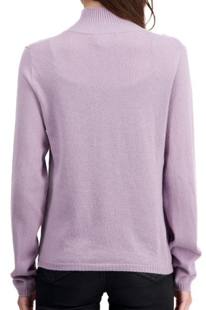 Balldiri 100% Kaschmir Damen Langarm Strickjacke mit Stehkragen 2-fädig - Balldiri & Windhound