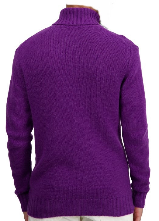 Balldiri 100% Kaschmir Herren langarm  Rollkragen Pullover 8-fädig - Balldiri & Windhound