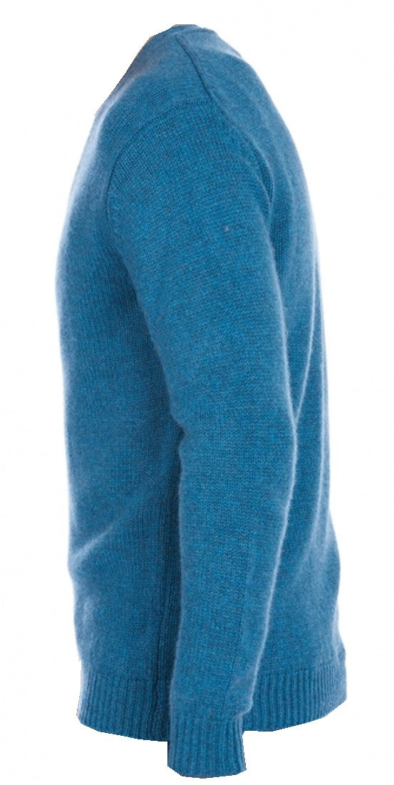 Balldiri 100% Kaschmir Herren Langarm Strickjacke mit  V-Ausschnitt 8-fädig - Balldiri & Windhound