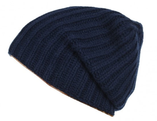 Balldiri 100% Kaschmir Mütze unisex mit Rippenmuster 12-fädig - Balldiri & Windhound