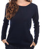 Balldiri 100% Kaschmir Damen Langarm Pullover U-Boot-Ausschnitt 2-fädig - Balldiri & Windhound