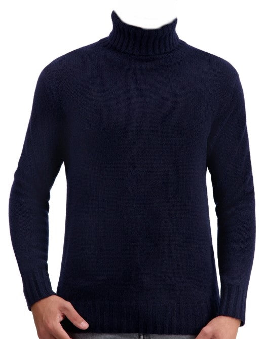 Balldiri 100% Kaschmir Herren langarm  Rollkragen Pullover 8-fädig - Balldiri & Windhound
