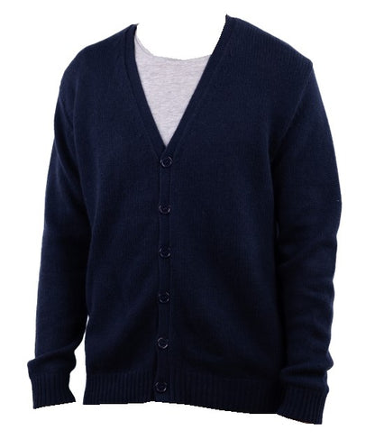 Balldiri 100% Kaschmir Herren Langarm Strickjacke mit  V-Ausschnitt 8-fädig - Balldiri & Windhound