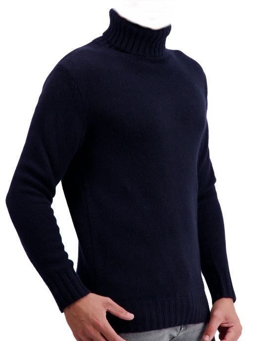 Balldiri 100% Kaschmir Herren langarm  Rollkragen Pullover 8-fädig - Balldiri & Windhound