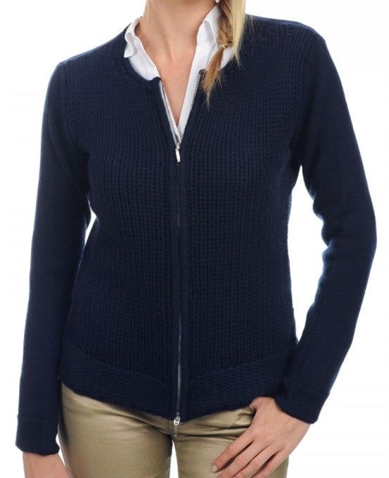 Balldiri 100% Kaschmir Damen Jacke Strickjacke 24+4 -fädig - Balldiri & Windhound