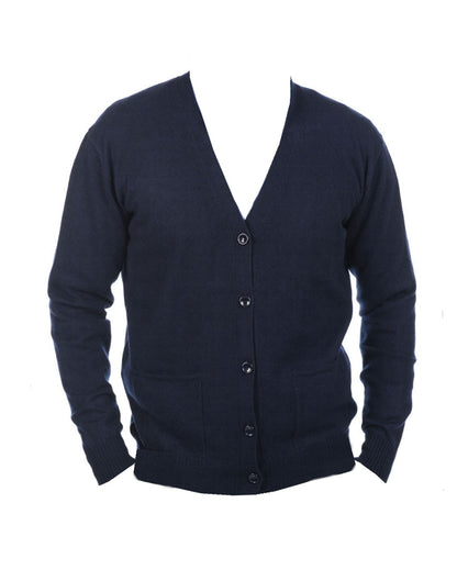 Balldiri 100% Kaschmir Herren Langarm V-Strickjacke 2-fädig - Balldiri & Windhound