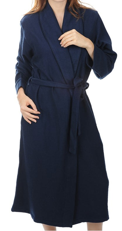 Balldiri 100% Kaschmir Damen Langarm Bademantel mit Schalkragen 4-fädig - Balldiri & Windhound