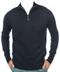 Balldiri 100% Kaschmir Herren Langarm Pullover Troyer 4-fädig - Balldiri & Windhound