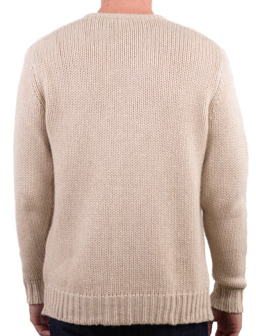 Balldiri 100% Kaschmir Herren Langarm Pullover rundhals 20-fädig - Balldiri & Windhound
