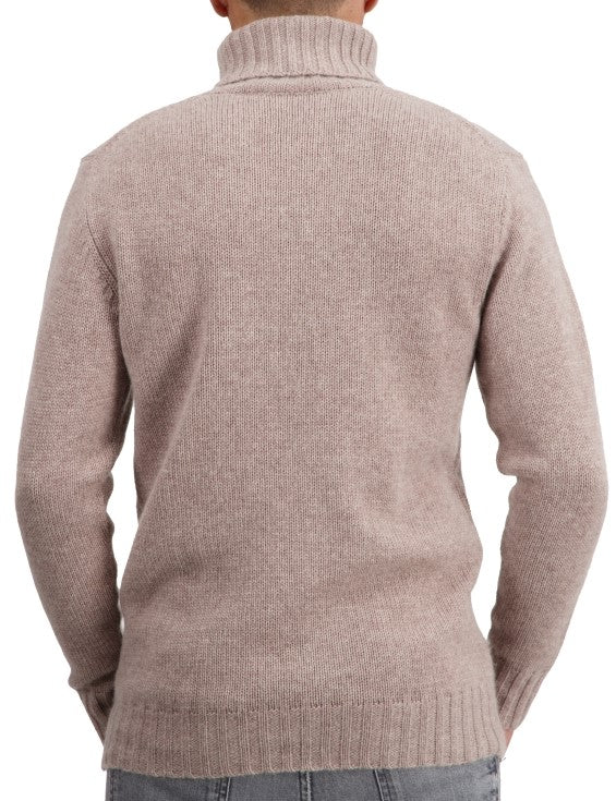 Balldiri 100% Kaschmir Herren langarm  Rollkragen Pullover 8-fädig - Balldiri & Windhound