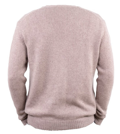 Balldiri 100% Kaschmir Herren Langarm Strickjacke mit  V-Ausschnitt 8-fädig - Balldiri & Windhound