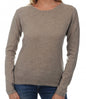 Balldiri 100% Kaschmir Damen Langarm Pullover U-Boot-Ausschnitt 2-fädig - Balldiri & Windhound
