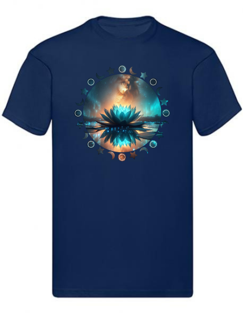 Balldiri T-Shirt Herren Yoga Wellness Lotusblume S bis 5XL