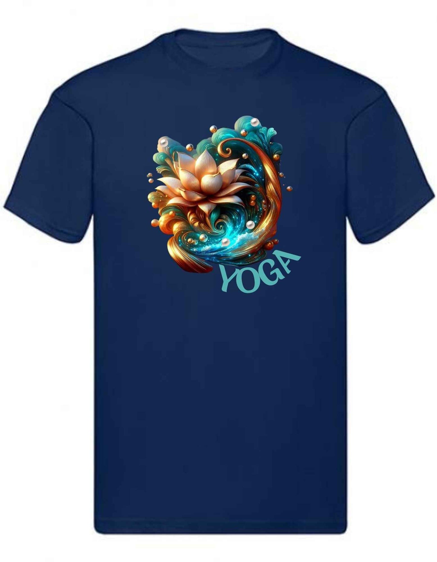 Balldiri T-Shirt Herren Yoga Lotusblume Wellness S bis 5XL