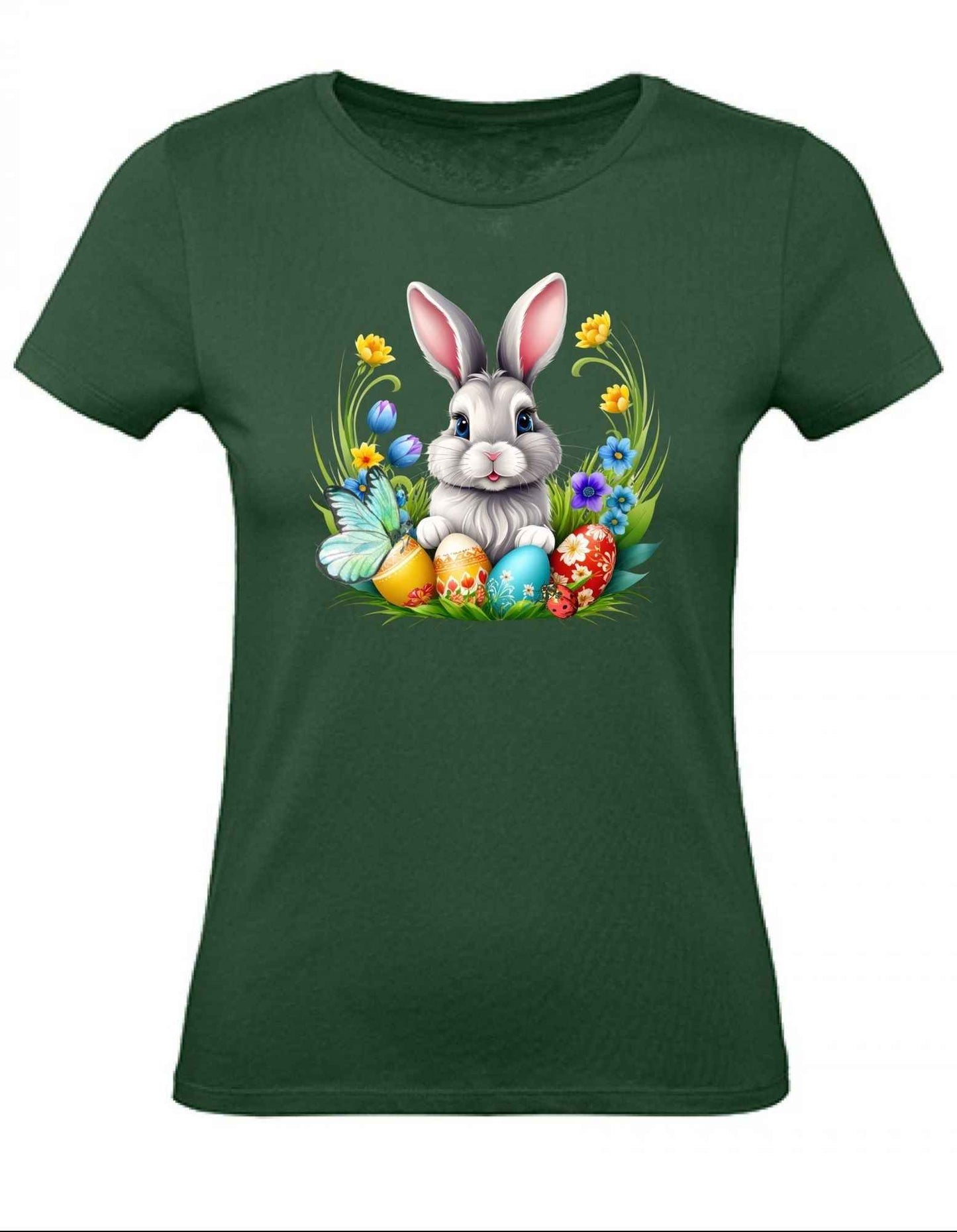 Balldiri T-Shirt Damen Osterhase mit Eiern XS bis 2XL